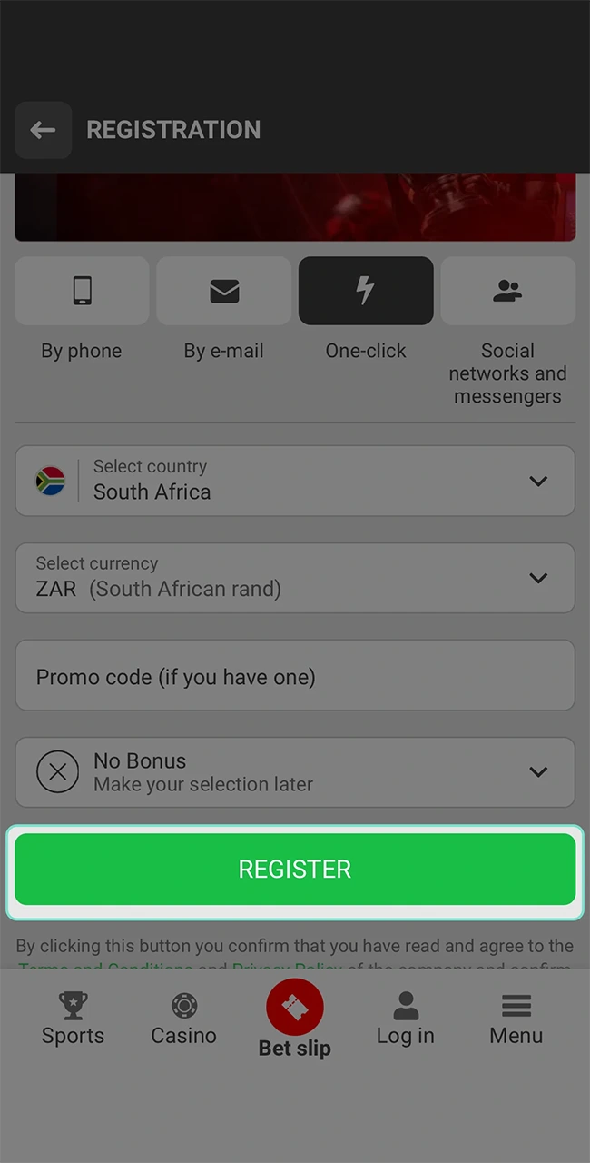 Close the 888starz registration form and go to the section with the Aviator game.