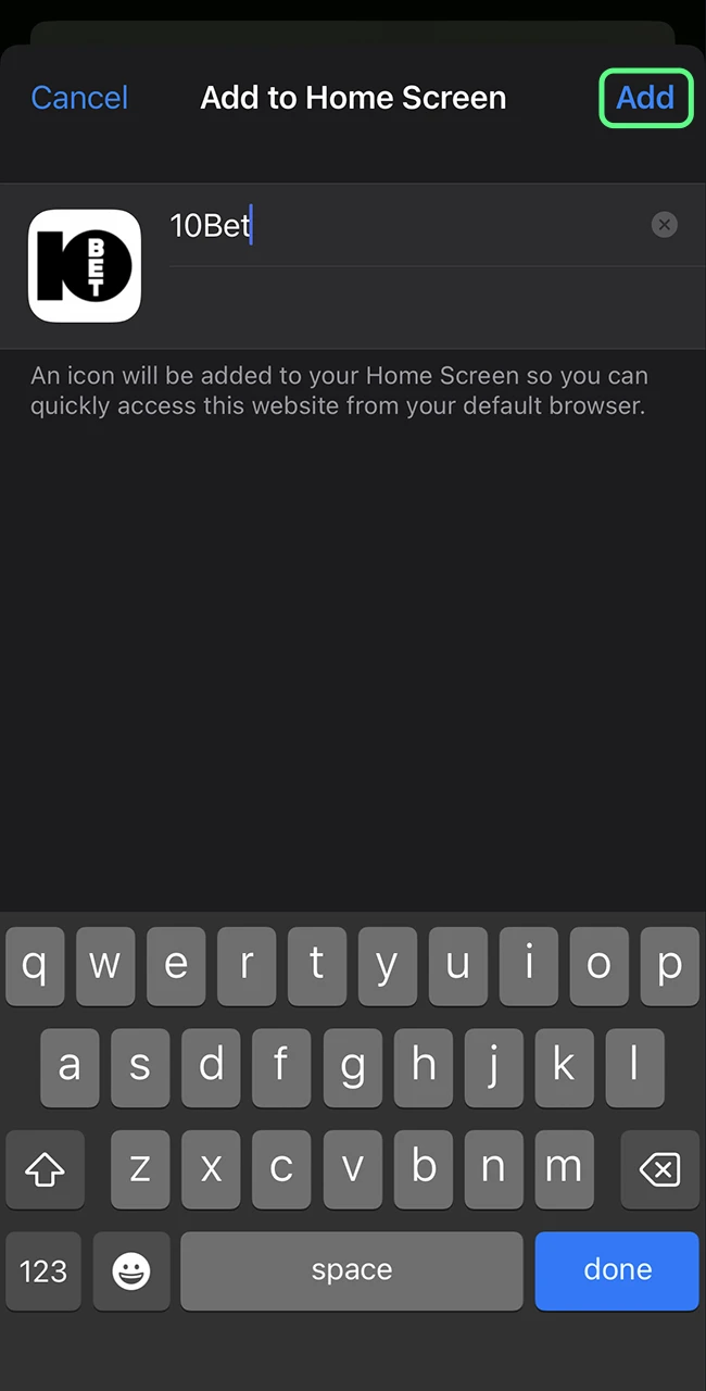 Complete the installation of the 10Bet iOS app and immerse yourself in the exciting world of Aviator.