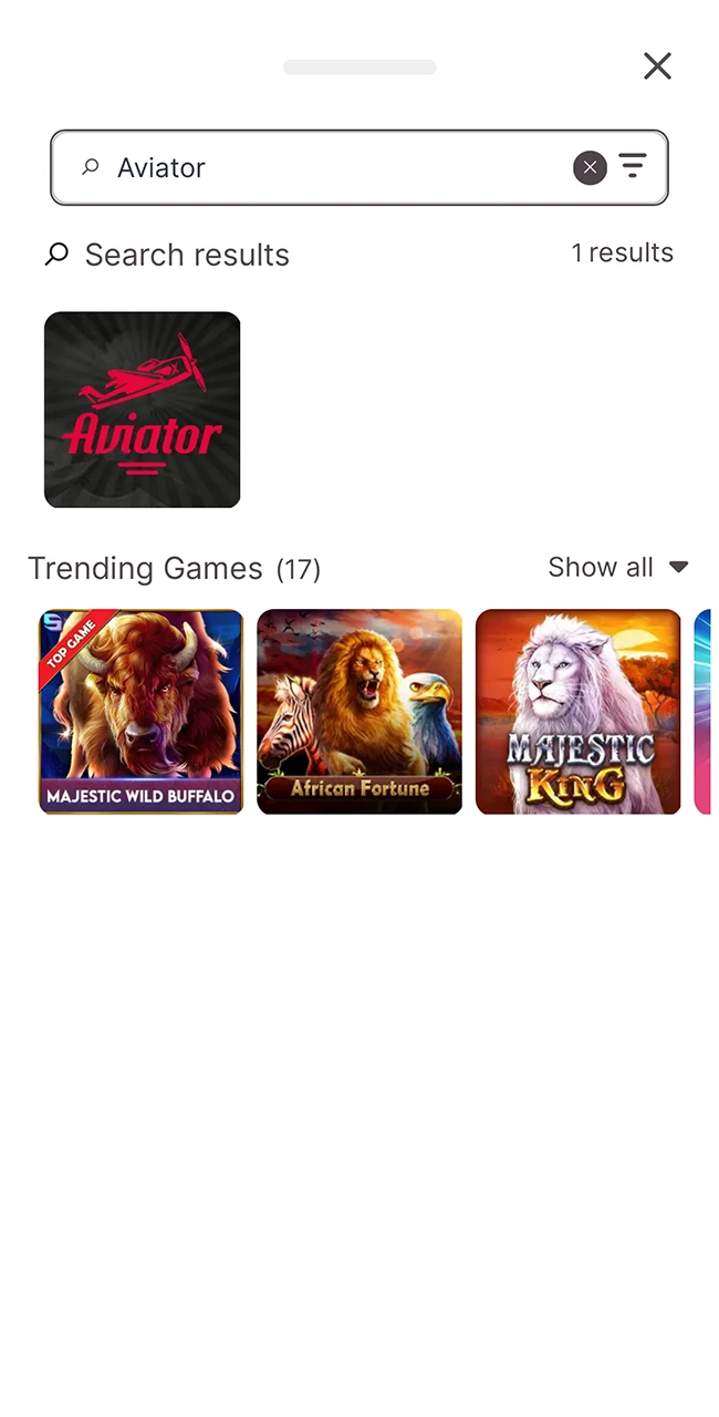Find and launch the Aviator game on the official 10Bet website.
