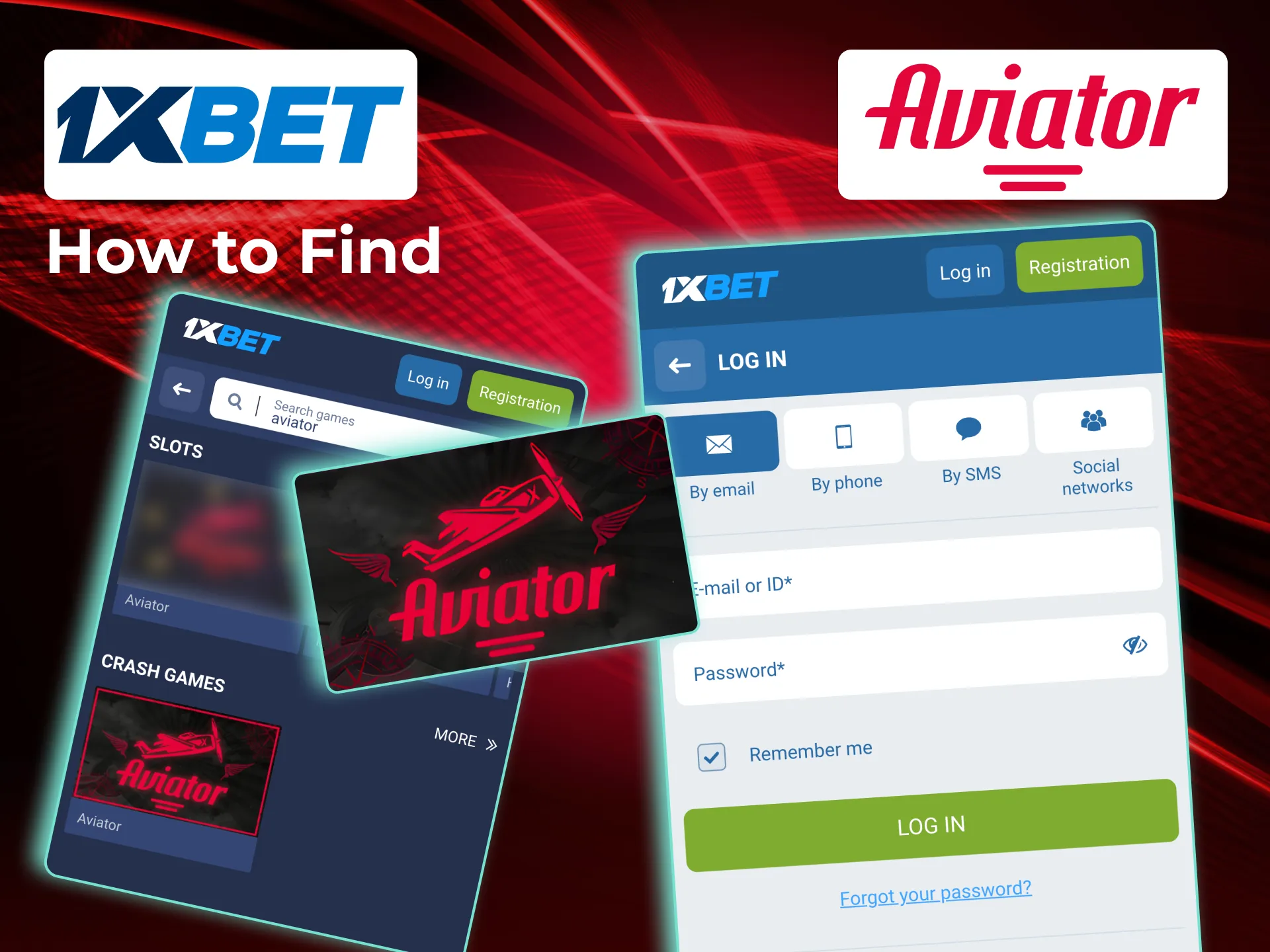 Play Aviator on 1xBet by finding it in the Casino section.