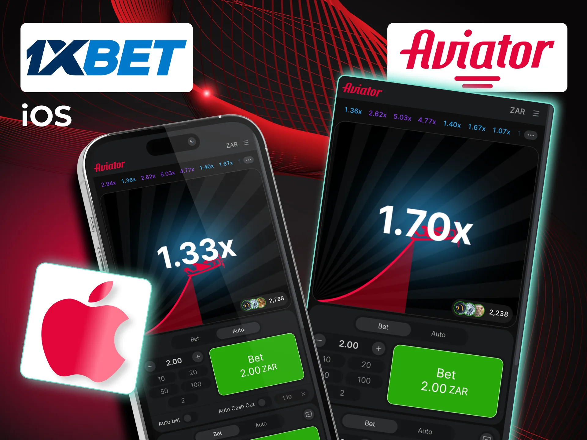Use 1xBet PWA to launch Aviator on iOS instantly.