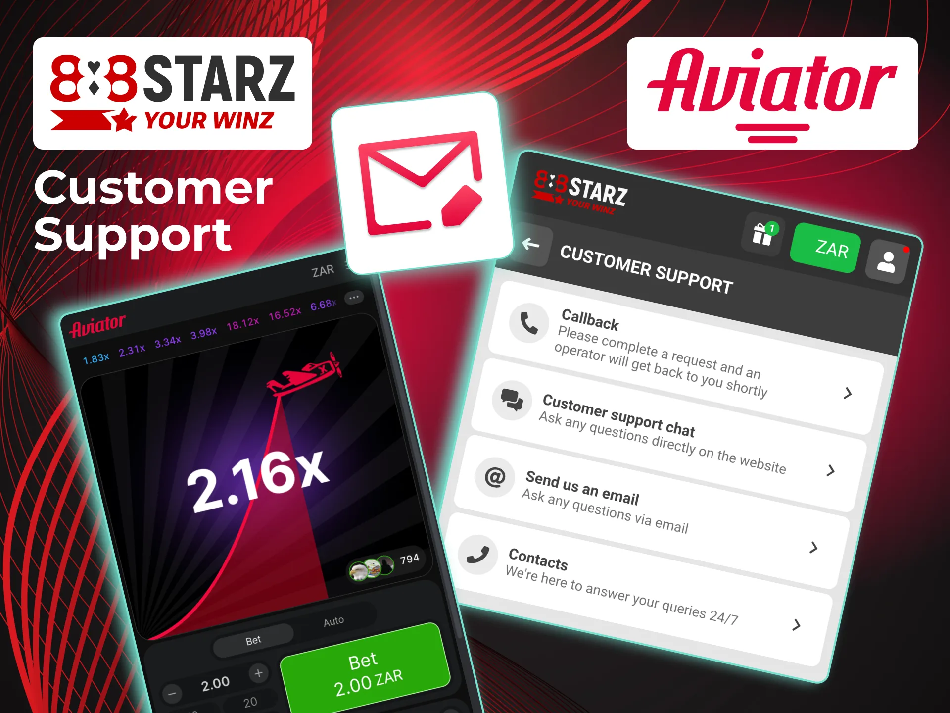Contact 888starz via live chat, email, or social media.