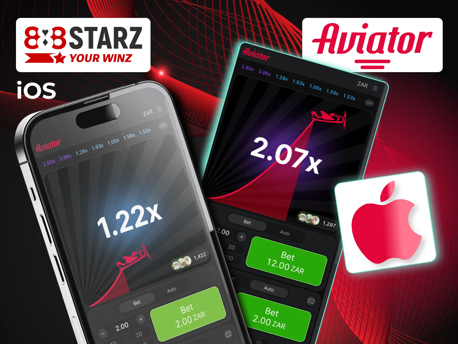 Use Safari to launch Aviator on iOS without 888starz app.