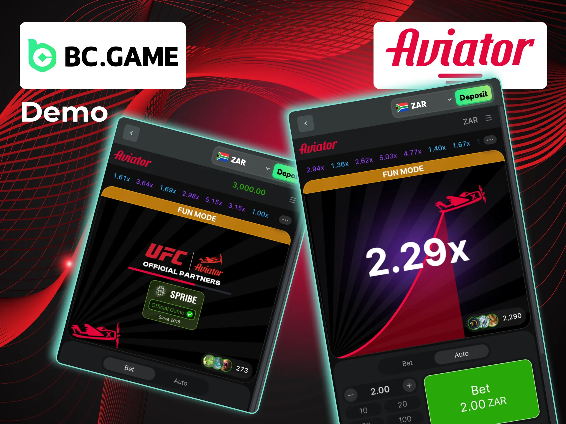 Learn Aviator mechanics on BC Game without spending money.