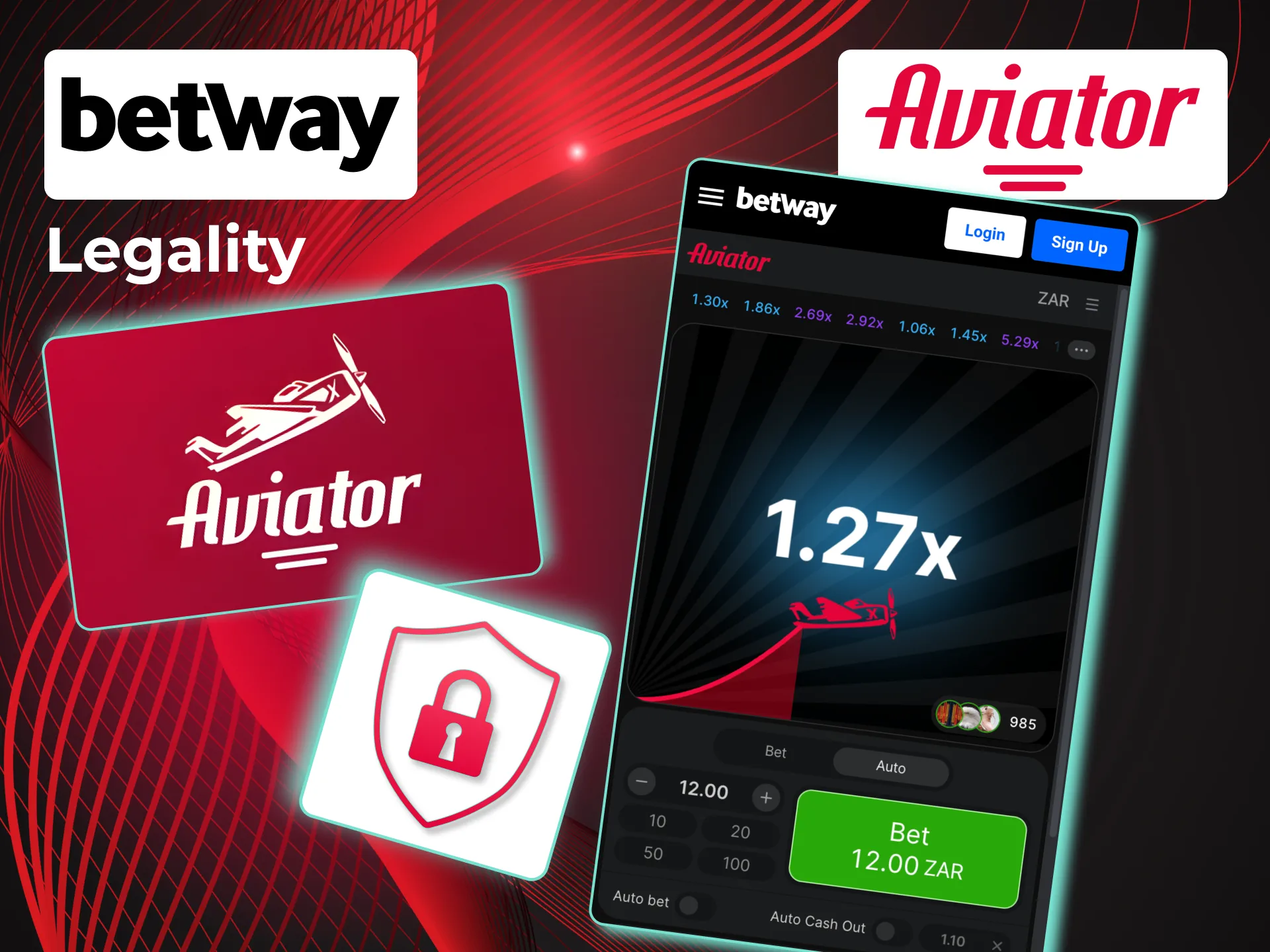 Betway holds South African and Curaçao gaming licenses.