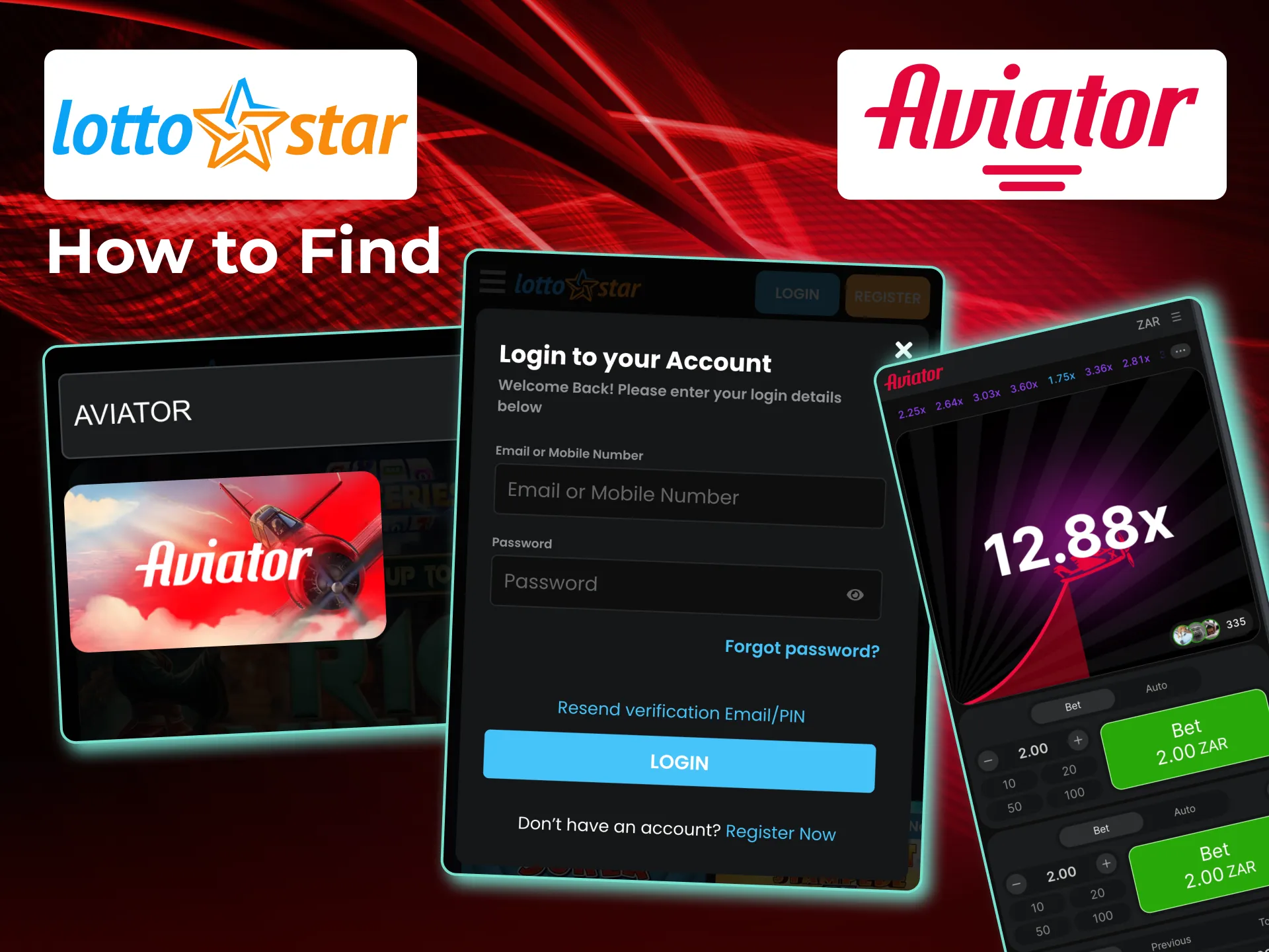 Use the LottoStar search bar to locate Aviator in seconds.