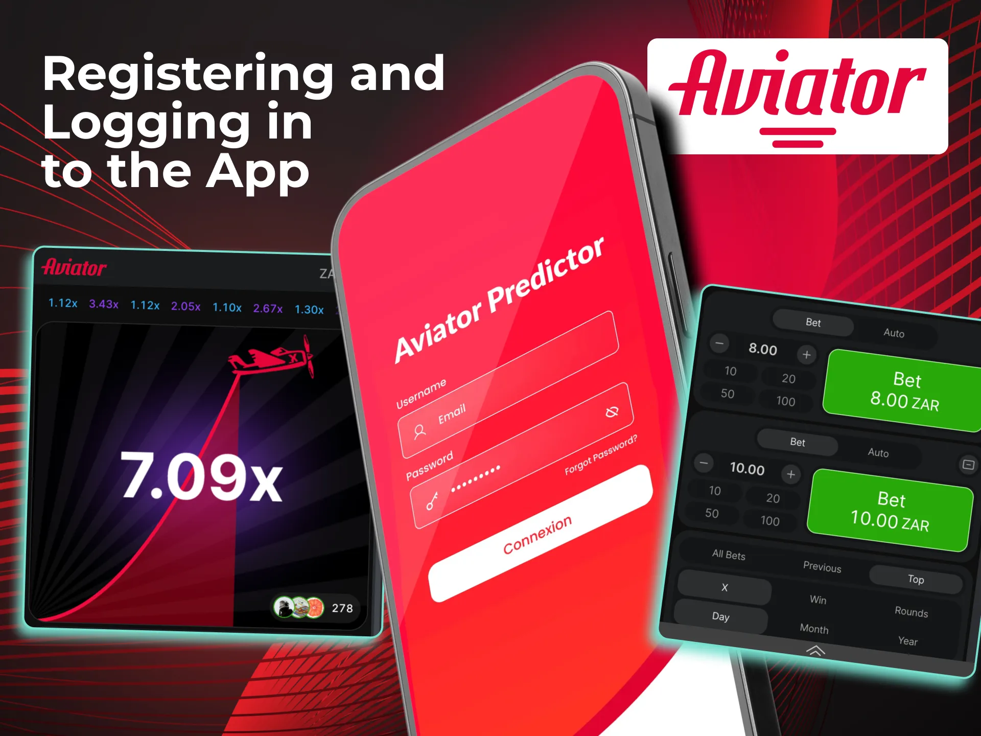 Register on Aviator predictor app and confirm via email link.